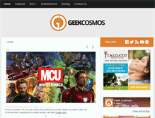 Tablet Screenshot of geekcosmos.com